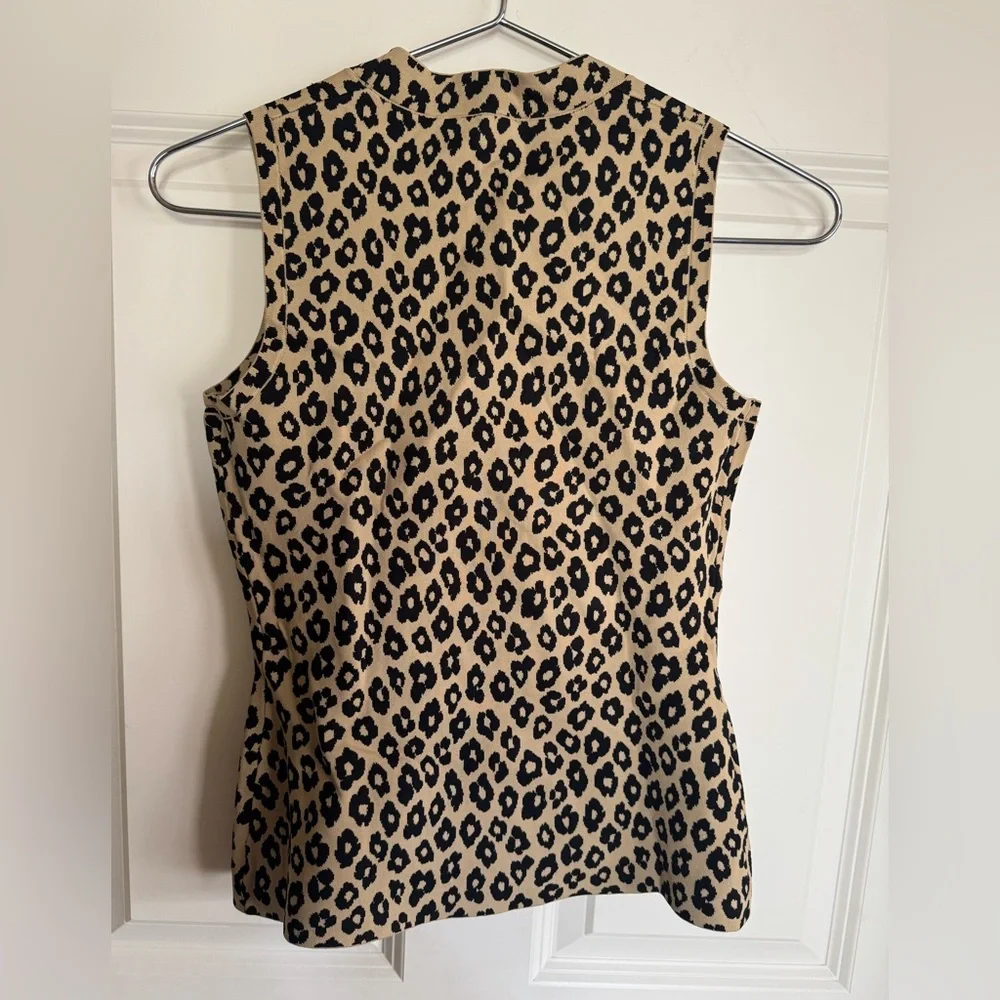 Theory Leopard Shell Tank - Picture 5 of 7